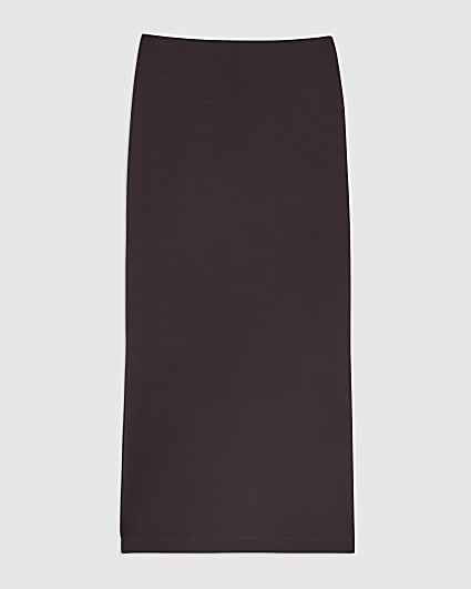 Petite Brown Premium Maxi Skirt