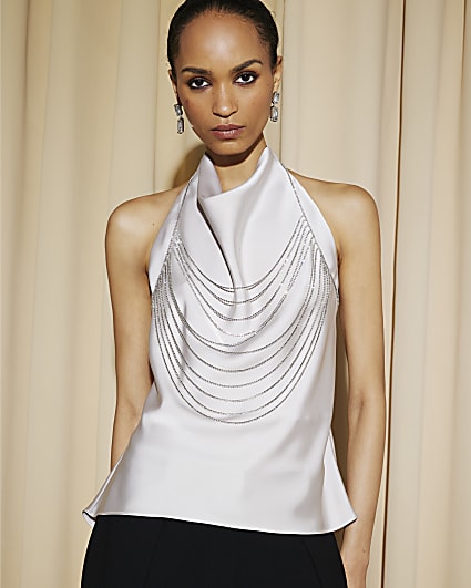 Silver Layered Body Chain