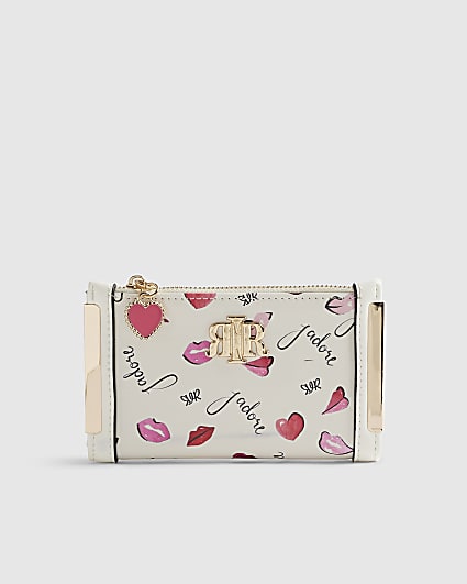 Cream Jadore Mini Card holder Purse