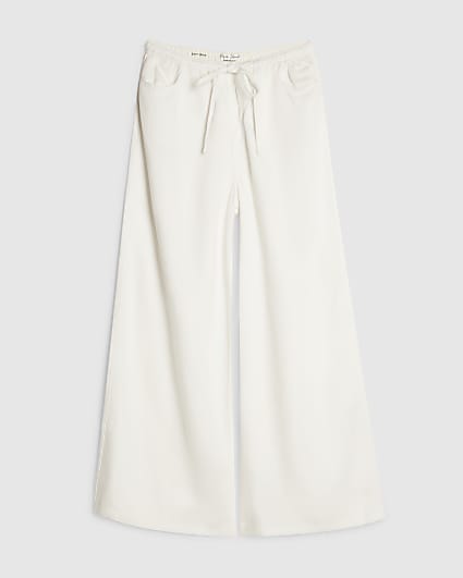 Petite White Wide leg Jeans