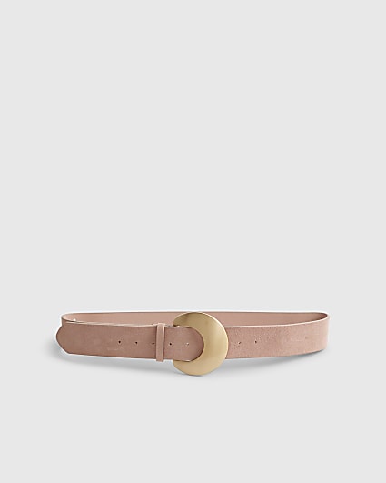 Pink Moon Buckle Waist Belt