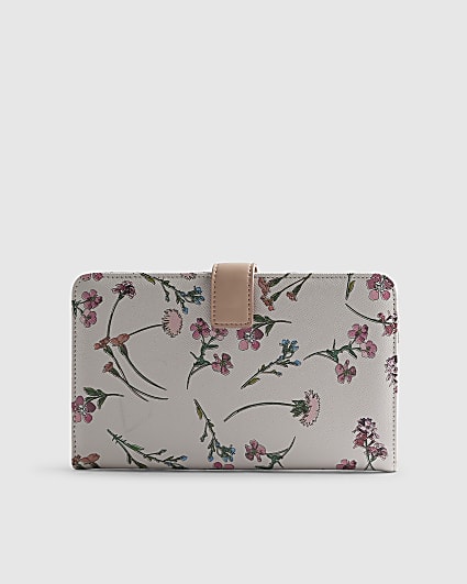 Pink Floral Travel Wallet