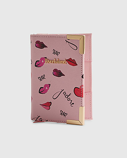 Pink J'adore Passport Holder