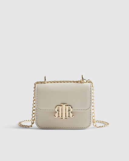 Cream Mini Satchel Purse
