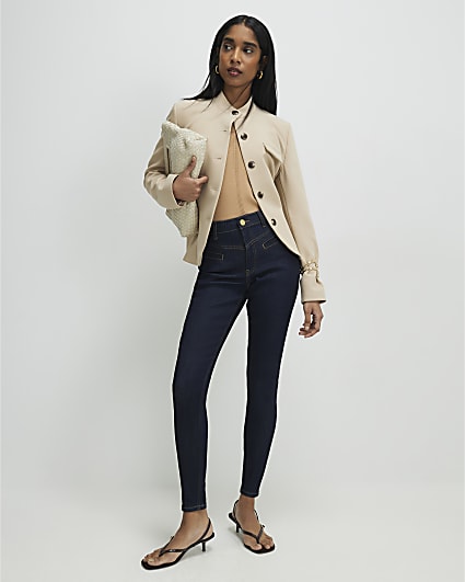 Blue Welt Pocket Skinny Jeans