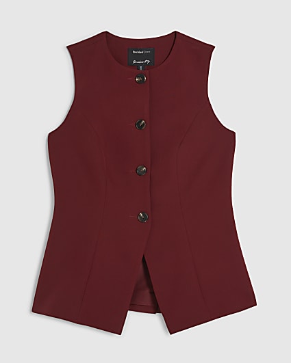 Petite Red Waistcoat