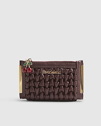 Brown Scrunch Purse
