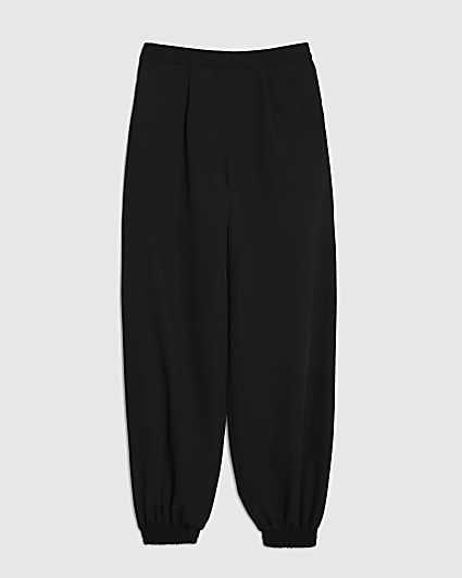 Black Tailored Cuff Jogger