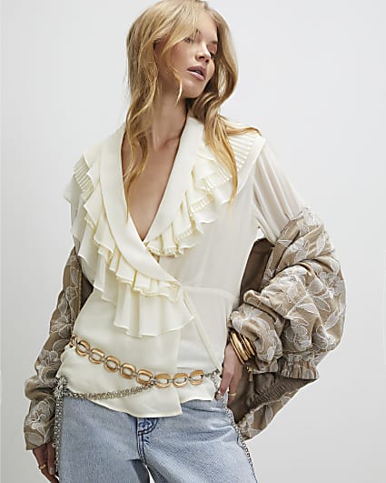 Gold Chain Flower Belt