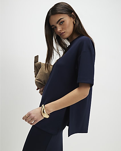 Navy Oversized T-Shirt