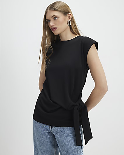 Black Tie Side Top