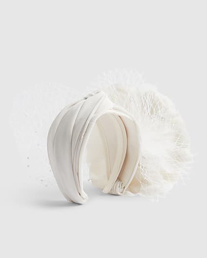 Cream Francesca Pearl Headband