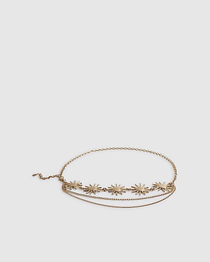 Gold Sun Chain Belt
