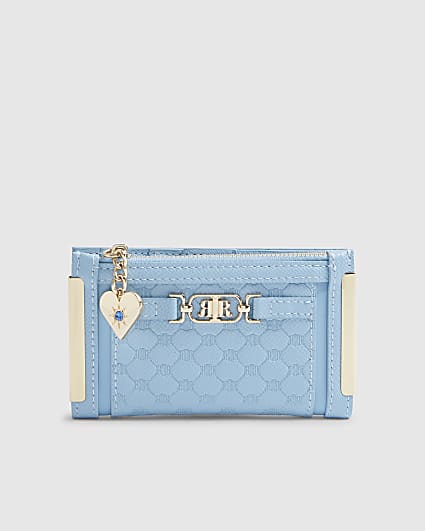 Blue RIR Monogram Mini Purse