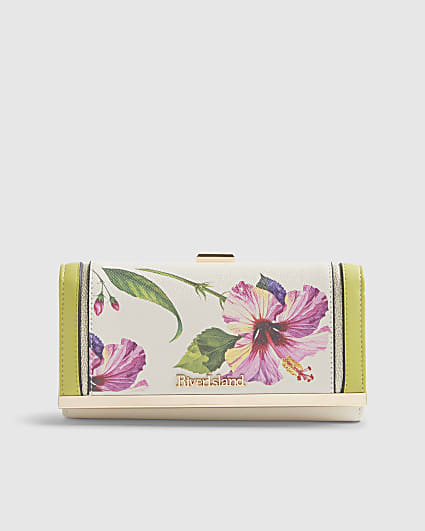 Cream Neon Pop Orchid Purse