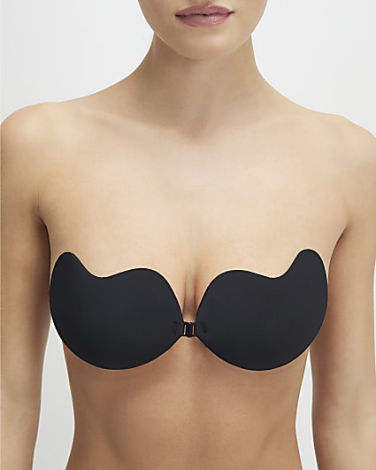 Black Stick On Push Up Bra