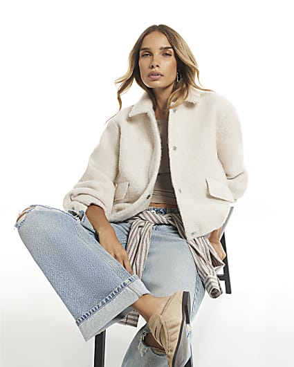 Beige Harrington Jacket