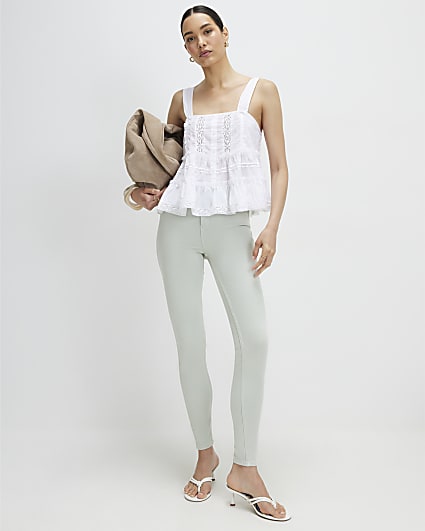 Green Super Skinny Sculpt Jeans