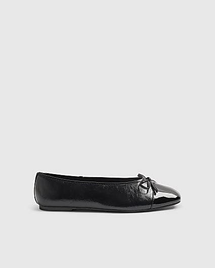 Black Bow Ballet Pumps
