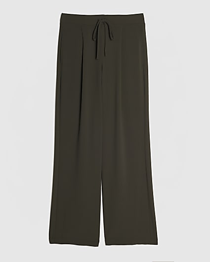 Petite Green Smart Slim Twill Joggers
