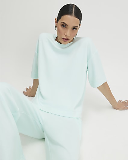 Green Premium Boxy Clean T-Shirt