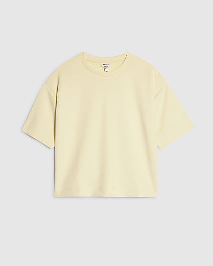 Petite Yellow Premium Boxy T-shirt