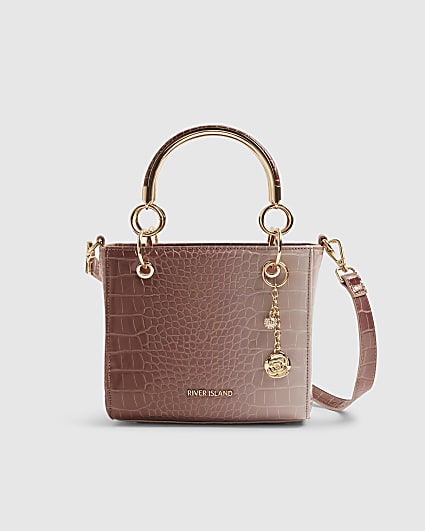 Pink Ombre Croc Tote Bag