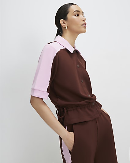 Brown Premium Short Sleeve Polo Shirt