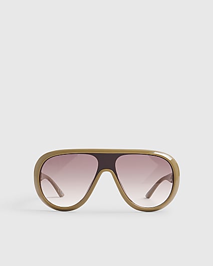 Green Oversized Sunglasses