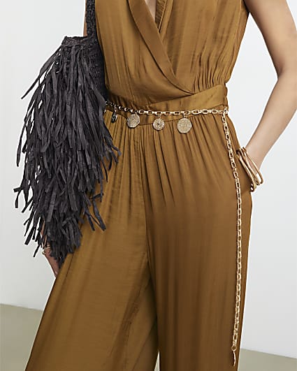 Gold Coin Chain Belt