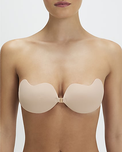 Beige Stick On Mango Bra