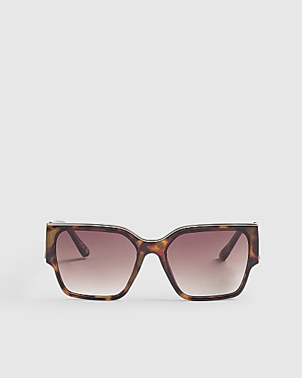 Tortoise Visor Top Bar Sunglasses