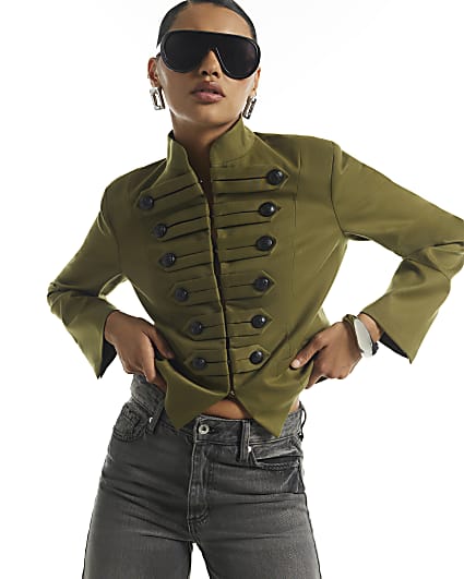 Khaki Military Jacket