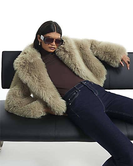 Green Faux Fur Jacket