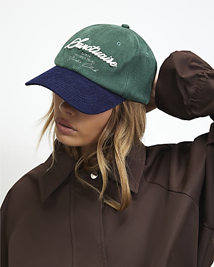 Green Sanctuaire Logo Colour Block Cap