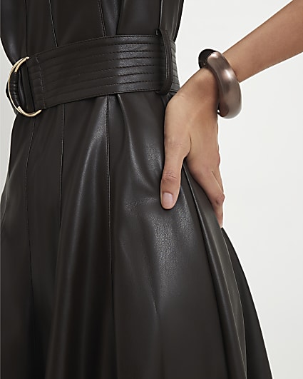 Brown Brushed Bangle
