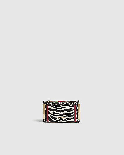 Black Zebra Print Mini Purse