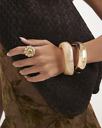 Green Gem Statement Ring