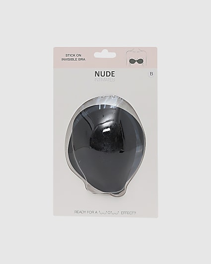 Black Stick On Invisible Bra
