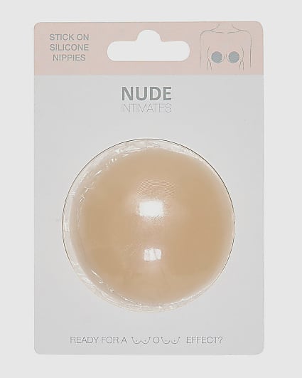 Beige Stick On Silicone Nipple Covers