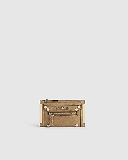 Beige Utility Mini Purse