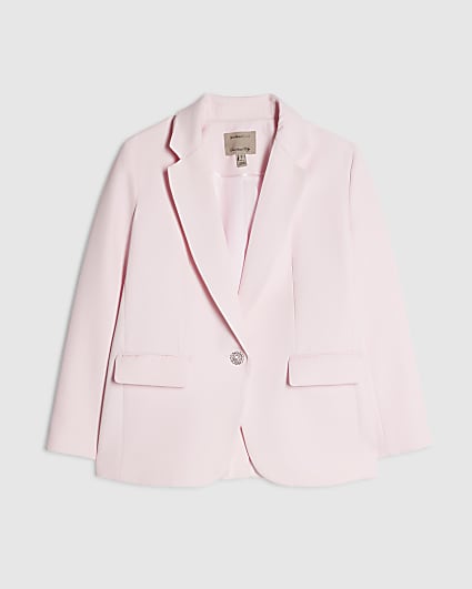 Petite Pink Oversized Blazer