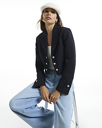 Black Button Drummer Jacket