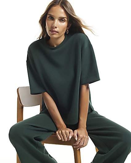 Green Premium Boxy T-Shirt