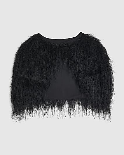 Black Feather Cape