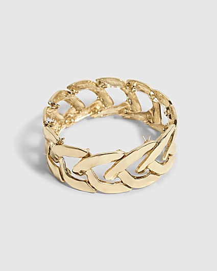 Gold Link Stretch Bracelet