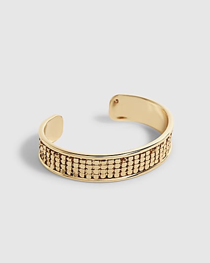 Gold Chainmail Bangle
