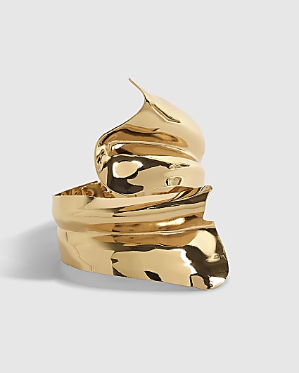 Gold Molten Bracelet