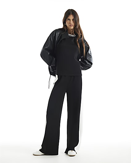 Black Premium Tipped Joggers