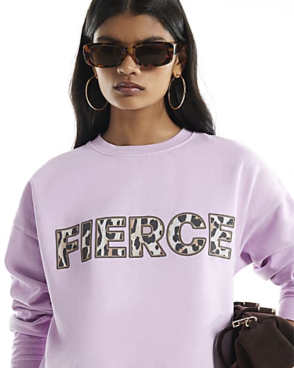 Purple Fierce Sweatshirt